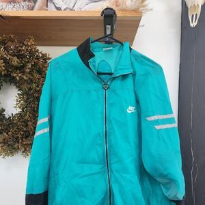 Nike Men's Blue and Green Jacket